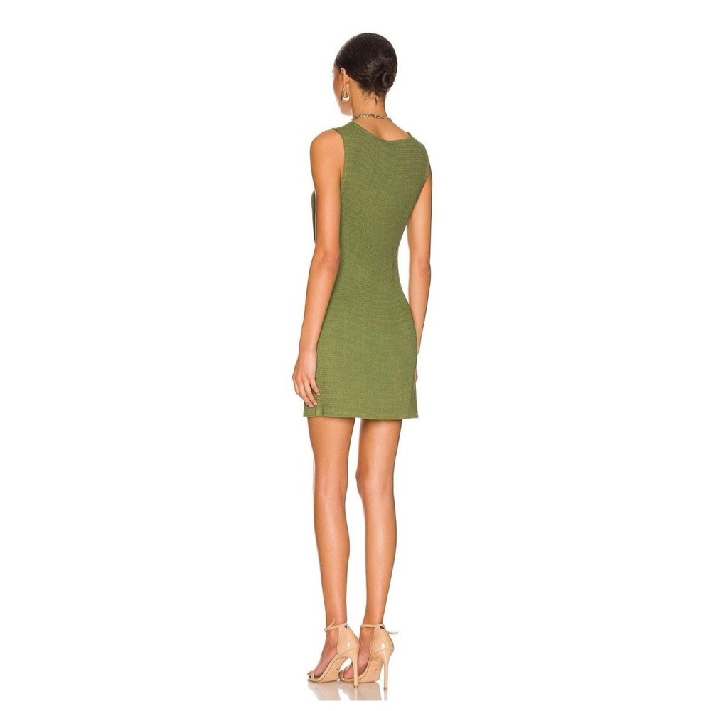 Free People Laila Mini Dress Sz XS in Calla Green Cut Out Beach Sexy Vacation - Picture 3 of 11
